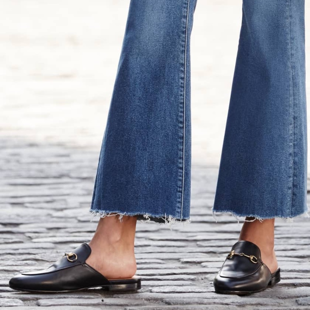 Gucci Princetown Leather Mules (Size: 39.5)